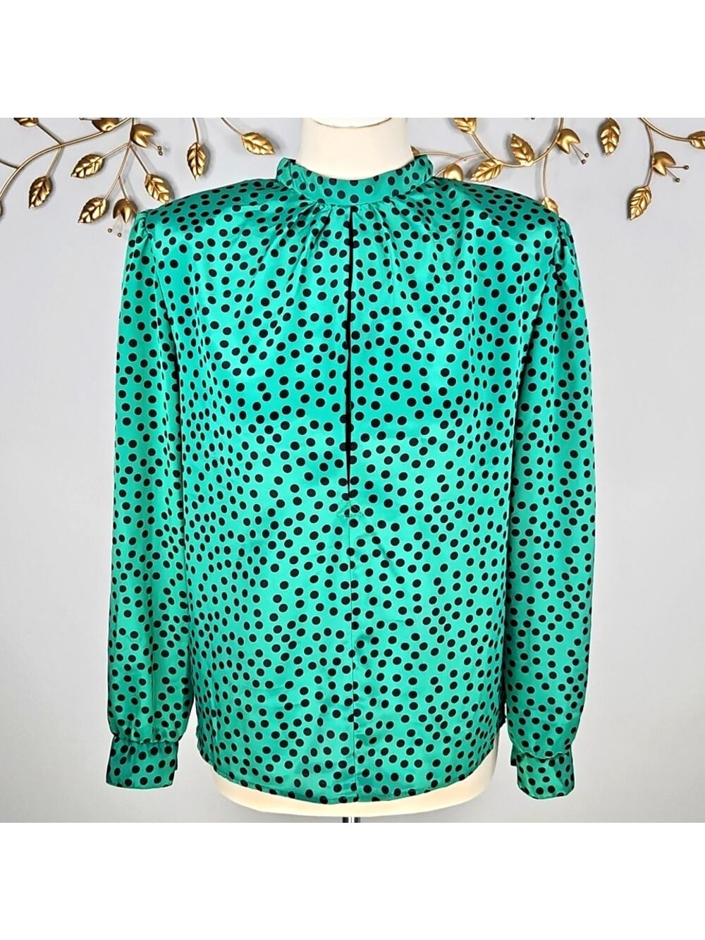 Vintage Jaclyn Smith Secretary Blouse Size 12